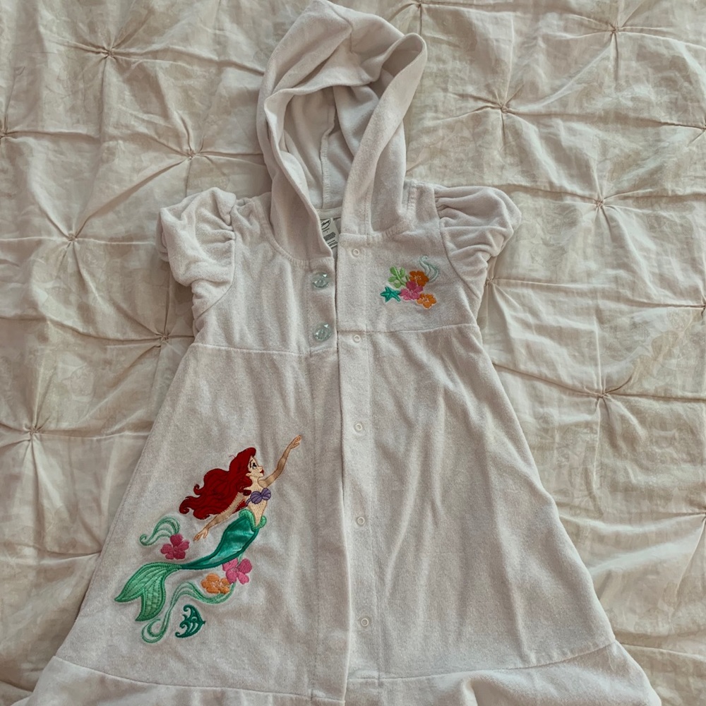 Disney Ariel girls beach cover up